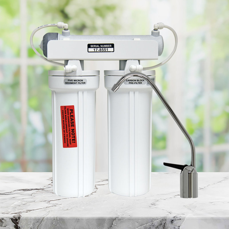 clearly filtered 3 stage under the sink system